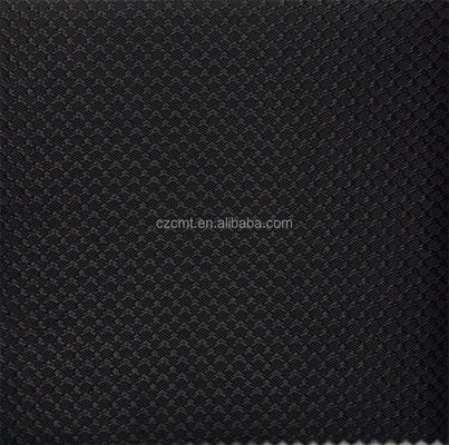 Mittleres Gewicht Flammschutzmittel 100% Polyester Diamant Schwarz Jacquard Stoff 420D Oxford