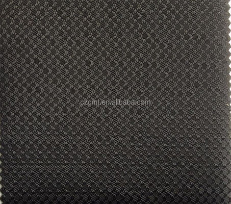 Mittleres Gewicht Flammschutzmittel 100% Polyester Diamant Schwarz Jacquard Stoff 420D Oxford