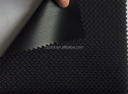 Mittleres Gewicht Flammschutzmittel 100% Polyester Diamant Schwarz Jacquard Stoff 420D Oxford