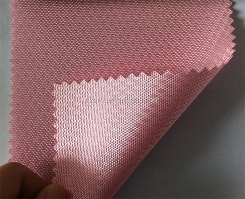 Beschichtete rosa Bar Diamant implizite Jacquard 100% Polyester Oxford Stoff für Gegenstände