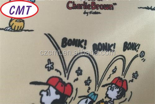 Aus einer Vielzahl von Breiten wählen 58/60 &quot;Druck mit Snoopy Polyester Gewebe beschichtet