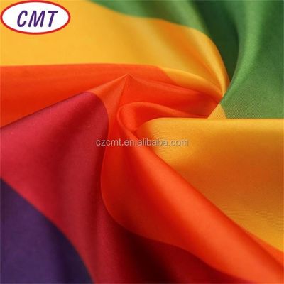 Gefordert Regenbogen Schirm 210D 100% Polyester Stoff mit mittlerer Dicke