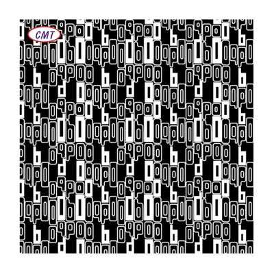 600D PU beschichtet, wasserdicht, schwarz-weiß gedruckt, Polyester Oxford Stoff für den Außenbereich