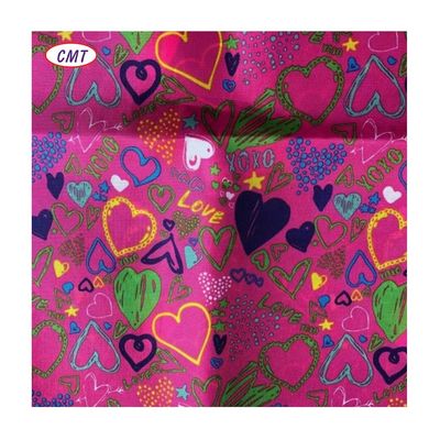 100% Polyester Druck 150gm Gewebte Blumenteppiche für Kleider A4 Größe Probe