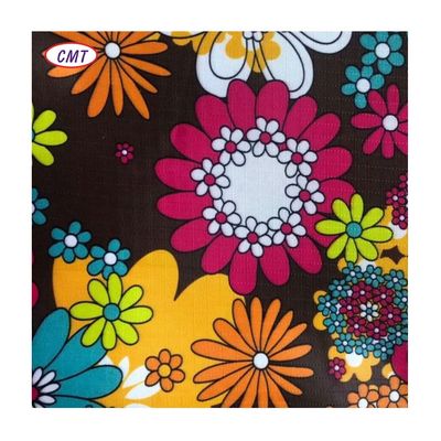 100% gedruckte Oxforder Stoffe Direkt für Heimtextilien Blumendruckte Stoffe 600D Schimmelsicher