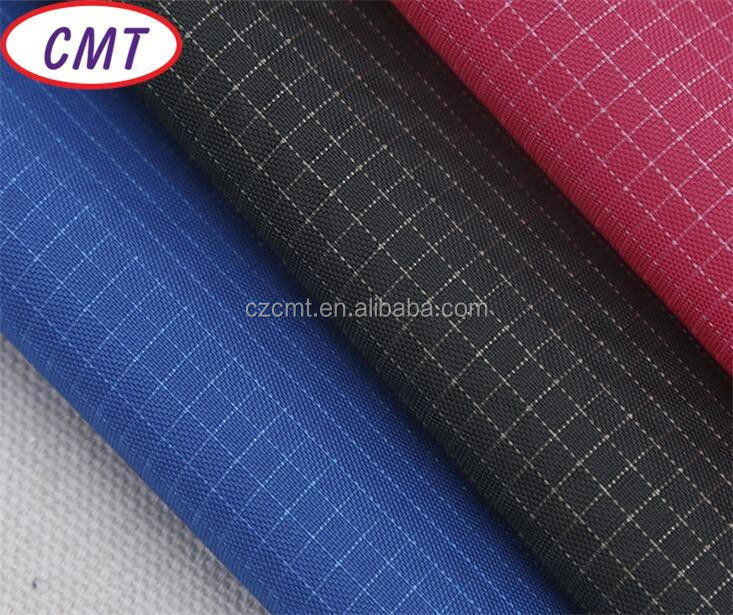 200D PU Beschichtet Doppelfarben Wasserdicht Gitter Nylon Oxford Stoff mit individueller Farbe